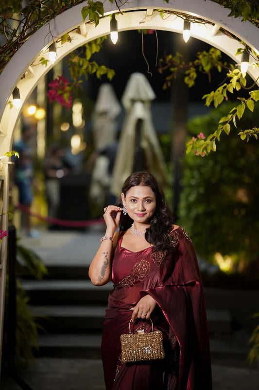 Super Trending Handwork Designer Saree Collection