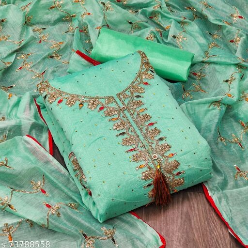 Top modal butti bottom inner heavy crep dupatta