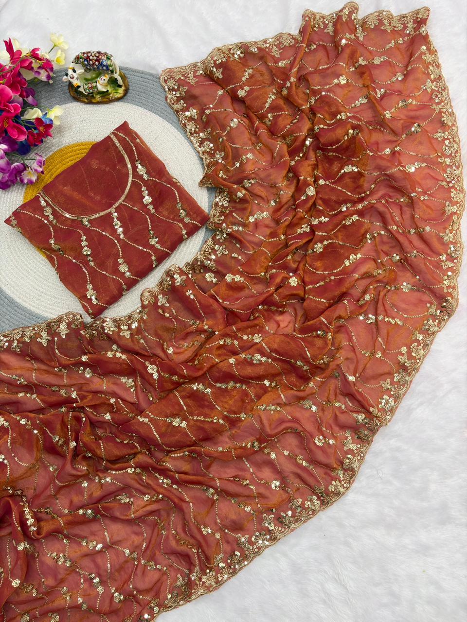 NC Mose Wear Heavy Saree