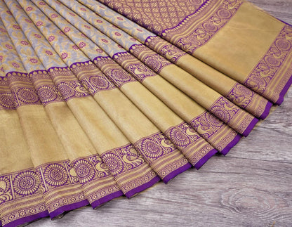 Premium Soft Lichi Silk Saree with Rich Pallu & All-Over Jacquard Work