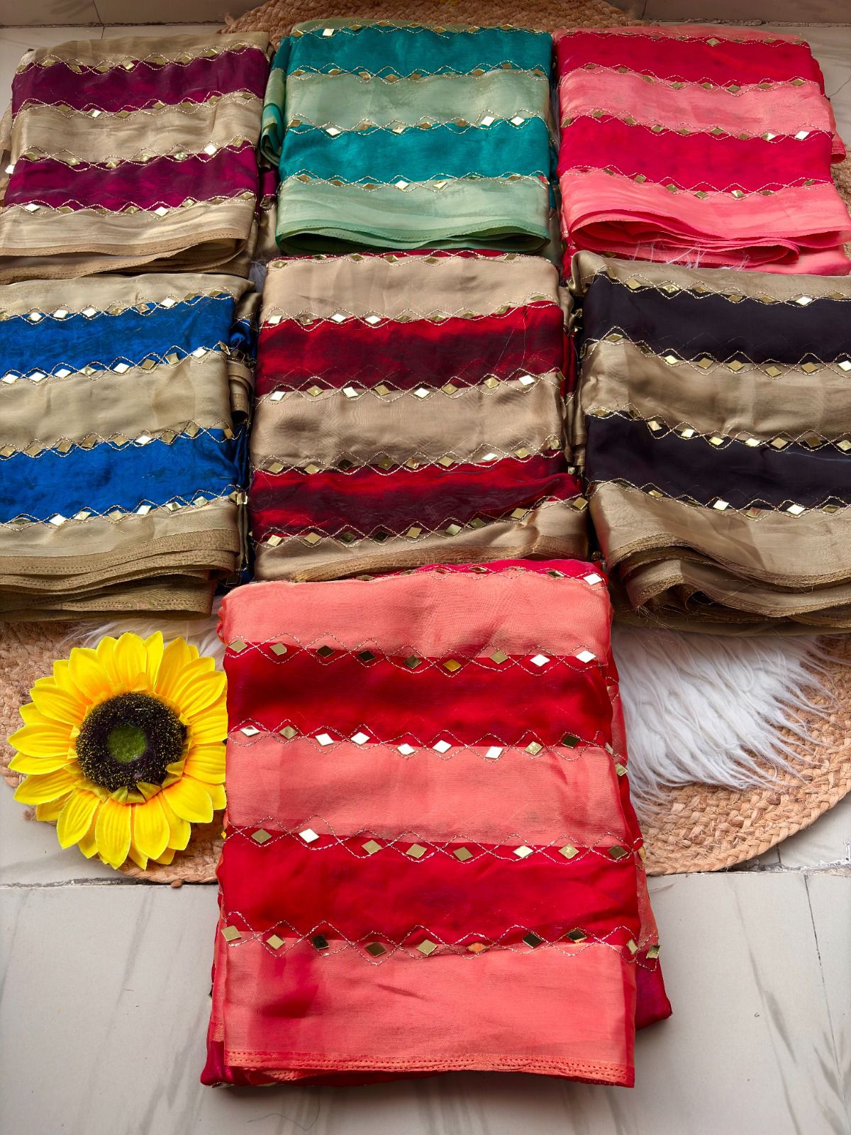 Wedding Special Space Silk Saree with Original Aari Embroidery
