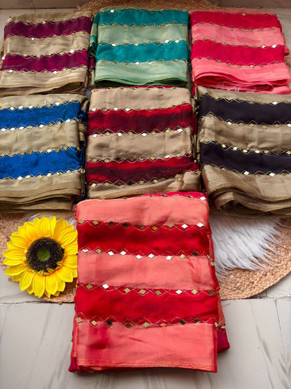 Wedding Special Space Silk Saree with Original Aari Embroidery