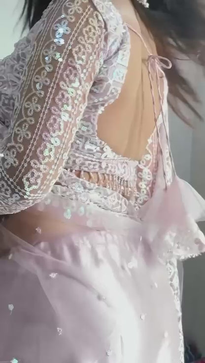 NEW EXCLUSIVE DESIGNER SEQUINS SAREE COLLECTION SAREE