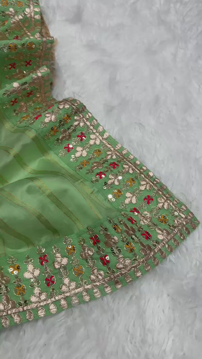Premium Banarasi Silk with Rich Zari Weaving