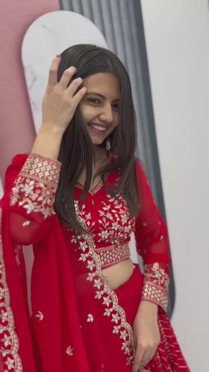 Launching Embroidered Lehenga Choli